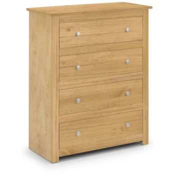 4 Drawer Chest Of Drawers Waxed Pine - Rosella
