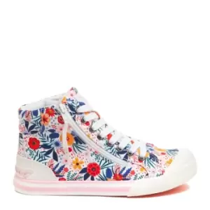Rocket Dog Jazzin Bright Floral High Top Trainers