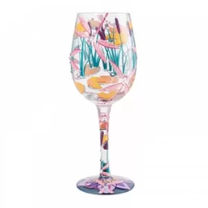 Dragonfly Magic Wine Glass