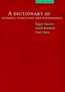 dictionary of ecology evolution and systematics