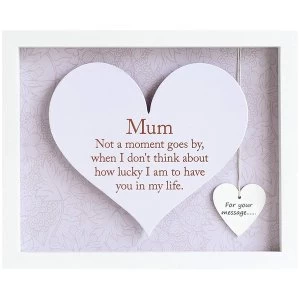 Said with Sentiment Rectangular Heart Frames Mum
