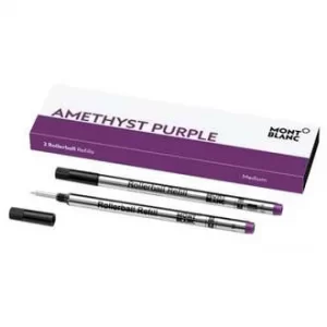 Mont Blanc Amethyst Purple Rollerball Twin Pack Refill