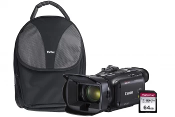 Canon Legria HF G50 4K Camcorder Kit inc 64GB SD Card & Waterproof Rucksack