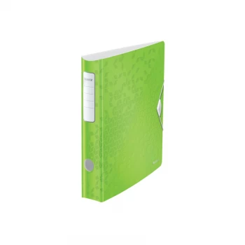 180 Active WOW Lever Arch File A4. 50MM. Green - Outer Carton of 5