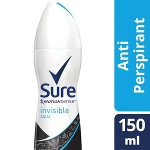 Sure Motion Sense Invisible Aqua Deodorant 150ml