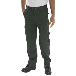 Super Click Workwear Drivers Trousers Bottle Green 38 Ref PCTHWBG38 Up