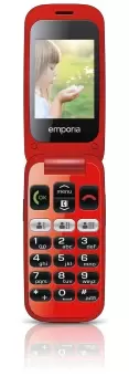 Emporia ONE 6.1cm (2.4") 80g Black, Red Feature phone