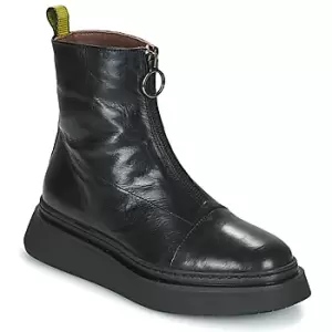 Mjus BASE ZIP womens Mid Boots in Black,4.5,5.5,6,7,8