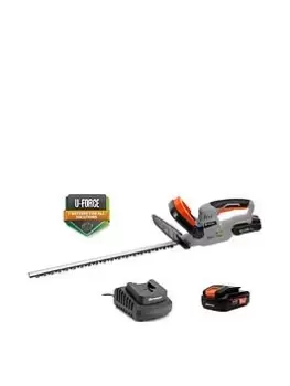 Daewoo U-Force Series Battery Operated Cordless Hedge Trimmer (2Mah Battery & Charger Included)