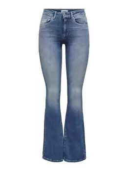ONLY Onlblush Life Mi Flared Flared Jeans Women Blue