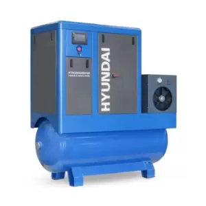 Hyundai 20hp 500L Permanent Magnet Screw Air Compressor with Dryer and Variable Speed Drive HYSC200500DVSD