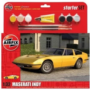 Airfix 1:32 Maserati Indy Starter Set Model Kit