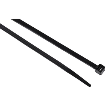Cable Ties, Black, Assorted Dia. & Length (Pk-600) - Edison
