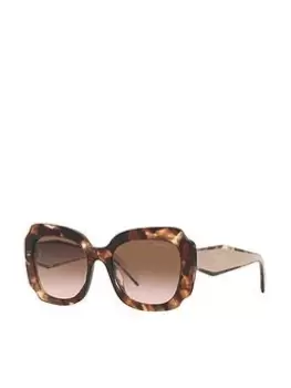 Prada Pr16Ys Oversized Sunglasses - Brown