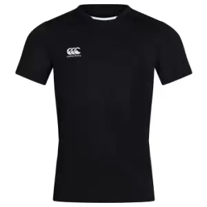 Canterbury Unisex Adult Club Dry T-Shirt (XXL) (Black)