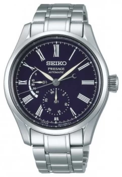 Seiko Presage Automatic Sapphire Blue Dial Stainless Watch
