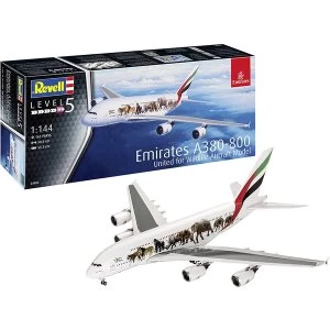 Airbus A380-800 Emirates Wild Life 1:144 Level 5 Revell Model Kit