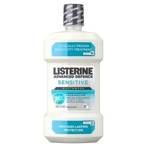 Listerine Advanced Defence Sensitive Mouthwash Mint 500ml