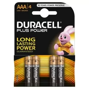 Duracell AAA Batteries PK4 16521BA