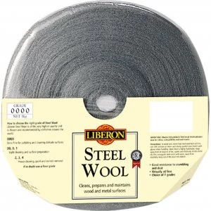Liberon Steel Wire Wool 0 Fine 100g