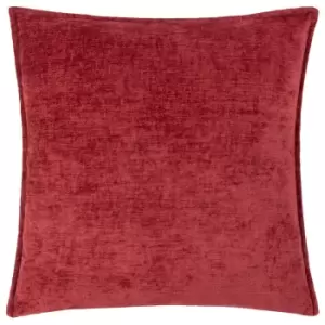 Buxton Cushion Red, Red / 50 x 50cm / Polyester Filled
