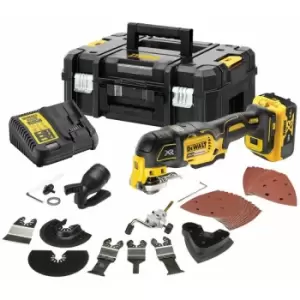 DCS356P1 18V xr Cordless Brushless Oscillating Multi-Tool with 1 x 5.0Ah Battery Charger & Case - Dewalt