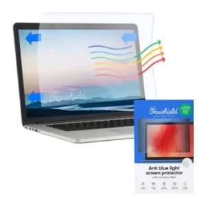 Ocushield Macbook Pro 15' Plastic, Privacy, Anti-Glare, Anti-Bacterial, Blue light Screen Protector