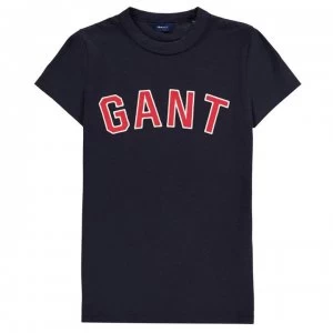 Gant Casual T-Shirt - Evening Blue433