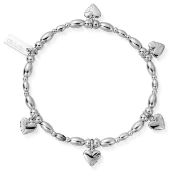 ChloBo Sterling Silver 'Life Lover' Bracelet SBLRSR2518 Jewellery