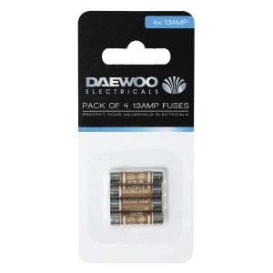Daewoo 13-Amp Fuses - 4 Pack