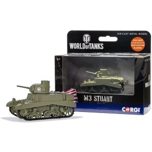 Corgi World of Tanks M3 Stuart Diecast Model