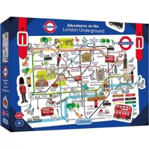 Adventures on the London Underground Jigsaw Puzzle - 250 Pieces