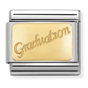 Nomination CLASSIC Gold Engraved Signs Graduation Charm 030121/37