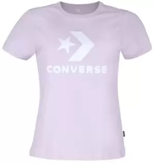 Converse Boosted Star Chevron Tee T-Shirt lilac
