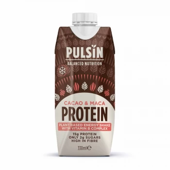 Pulsin Cacao & Maca Protein Shake 330ml