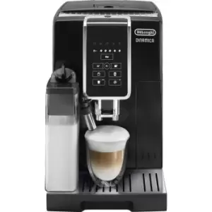 DeLonghi Dinamica ECAM350.50.B Bean to Cup Coffee Machine with One Touch Cappuccino, Automatic Milk and Automatic Clean - Black