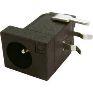 Low power connector Socket horizontal mount 4mm 2.1 mm