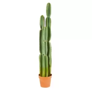 118Cm Cactus Artificial Plant In Terracotta Pot