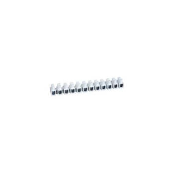 Schneider Electric - 3000440 12-Way Terminal Strips White 30A (pack of 10)