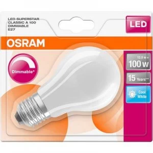 OSRAM LED (monochrome) EEC A++ (A++ - E) E27 Arbitrary 12 W Cool white (Ø x L) 60.0 mm x 105.0 mm