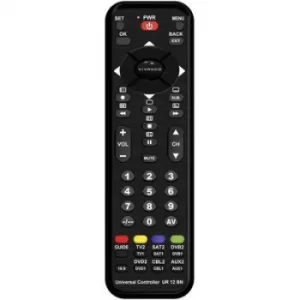 Vivanco UR 12 BN Universal Remote control Black