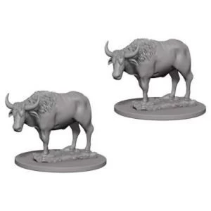 Pathfinder Deep Cuts Unpainted Miniatures - Oxen