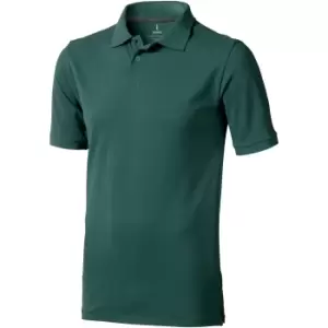 Elevate Mens Calgary Short Sleeve Polo (XS) (Forest Green)