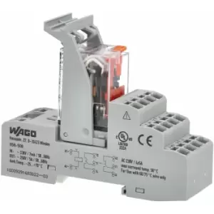 Wago - 858-508 230VAC 5A 4PDT-CO din Rail Mountable Relay Module