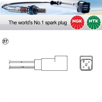 1x NGK NTK Oxygen O2 Lambda Sensor OZA33-D5 OZA33D5 (0199)