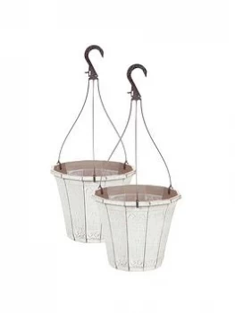 Pair Of Callista 10" Hanging Baskets
