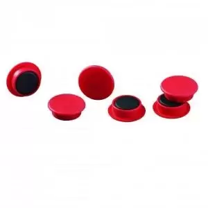 Durable Magnets 21mm 210P Red