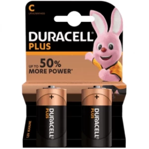 Duracell MN1400 Power Plus C Batteries (2 Pack)
