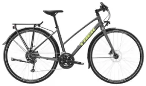 2023 Trek FX 2 Disc Equipped Stagger Hybrid Bike in Satin Lithium Grey