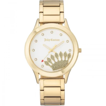 Juicy Couture White And Gold 'Black Label' Ladies Watch - JC/1052WTGB